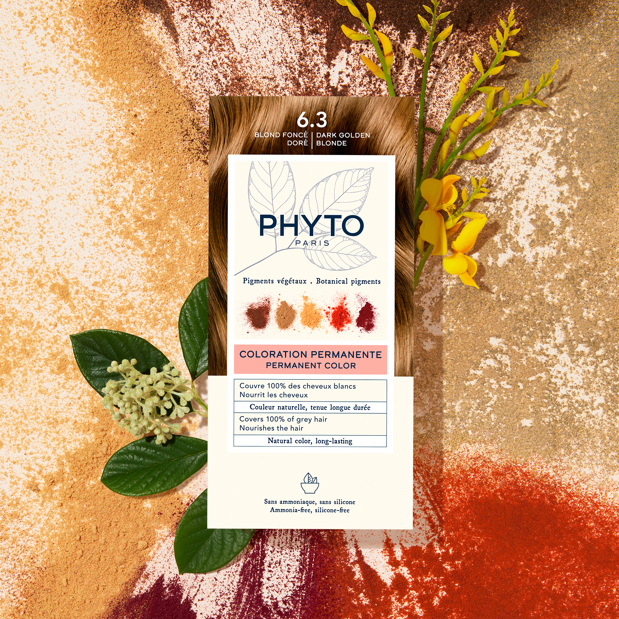 Imagen del producto 6.3 Rubio Oscuro Dorado de Phyto Profesional